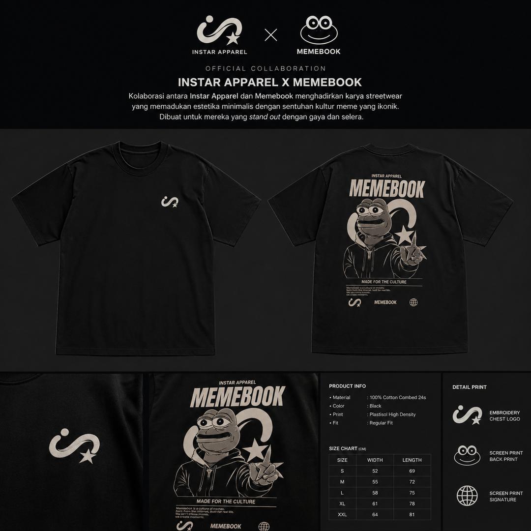 Weβre cooking something with MemeBook π
A little collaboration between Instar Apparel Γ MemeBook β built for the culture, made to be worn.
This is just the first concept.
What would YOU change?
Drop your honest feedback, ideas, or even design tips below. π§΅
Rate it 1β10.
Would you actually wear this?