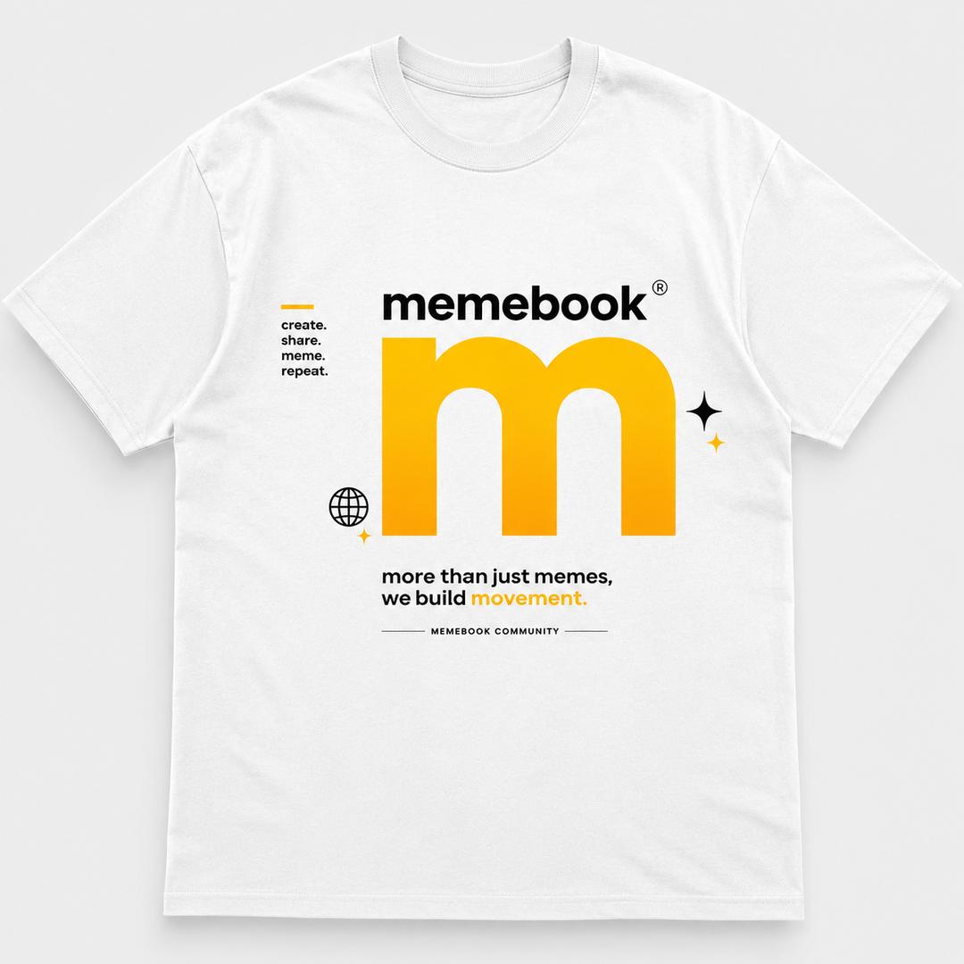 MORE THAN JUST MEMES. π‘
Memebook is more than a meme community β itβs a place where creativity, ideas, and people come together to build something bigger.
π MEMEBOOK COMMUNITY TEE
Bold. Minimal. Made for the movement.
Would you wear this? π