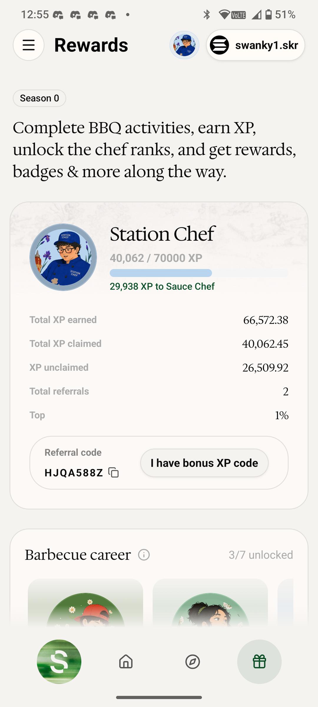 Been farming high yield for my USDC on Backyard Finance dapp! If you have USDC you can earn an average of 19% APY ! Cooking! I'm loving the community, keep growing Seeker family ๐