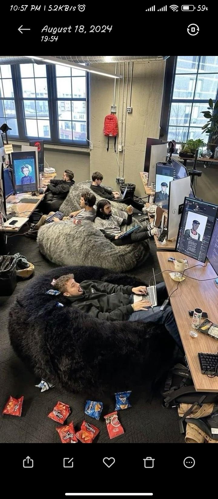Just Chilling while working...