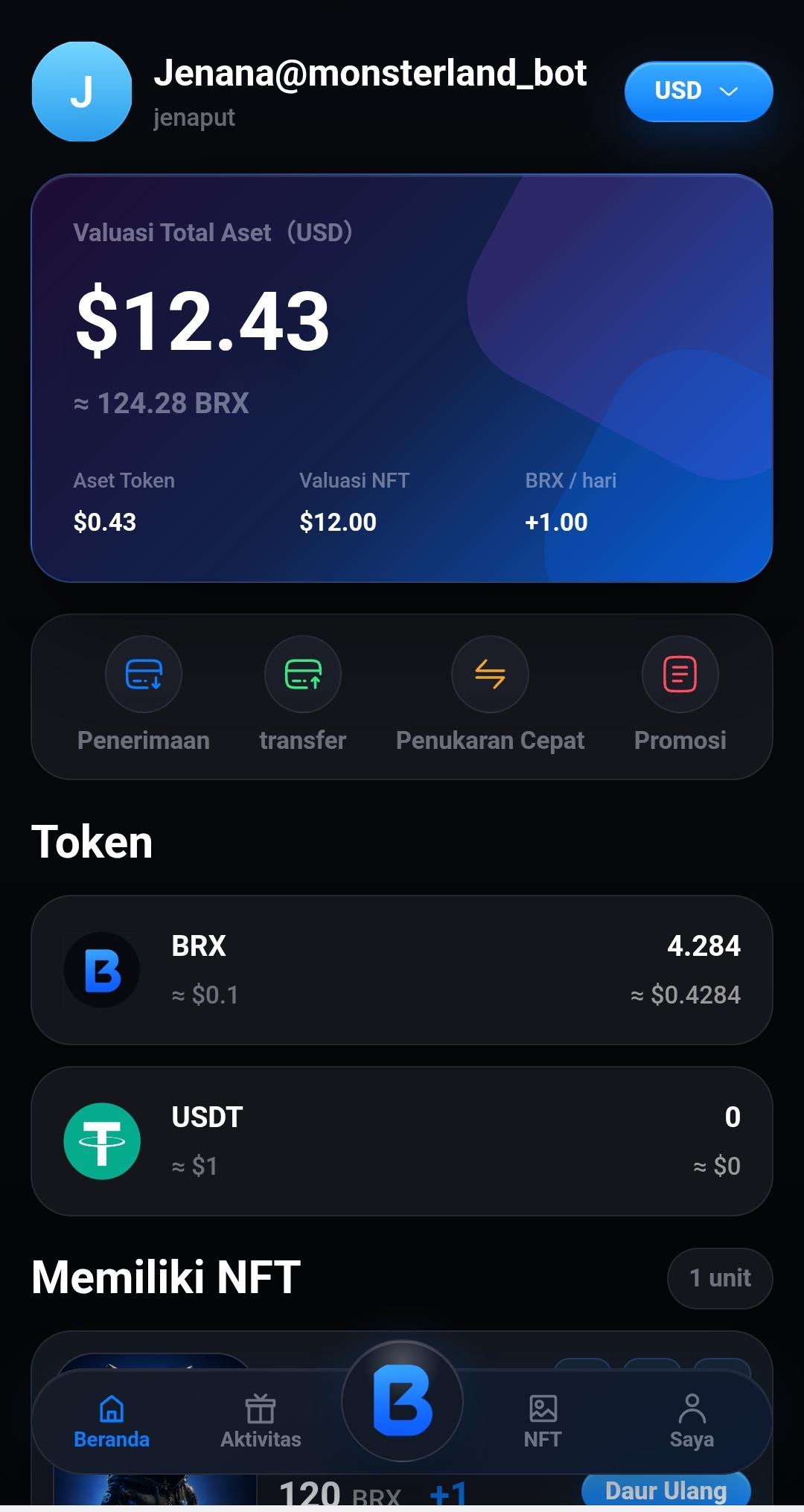 Instan Airdrop
https://t.me/BrivoxWbe3_bot?start=ref_MSY0J00Y
Daftar Brivox Web3, dapatkan hadiah airdrop 100–300 Token BRX!
Harga pembukaan BRX 0.1 USDT, nilai terus meningkat setelah ekosistem diluncurkan, potensi masa depan tak terbatas 🚀
🌟 Partisipasi gratis, dapatkan hadiah ekosistem Web3 tanpa biaya.
🔥 Ajak teman bergabung dengan komunitas, dapatkan hingga 100 USDT setiap hari