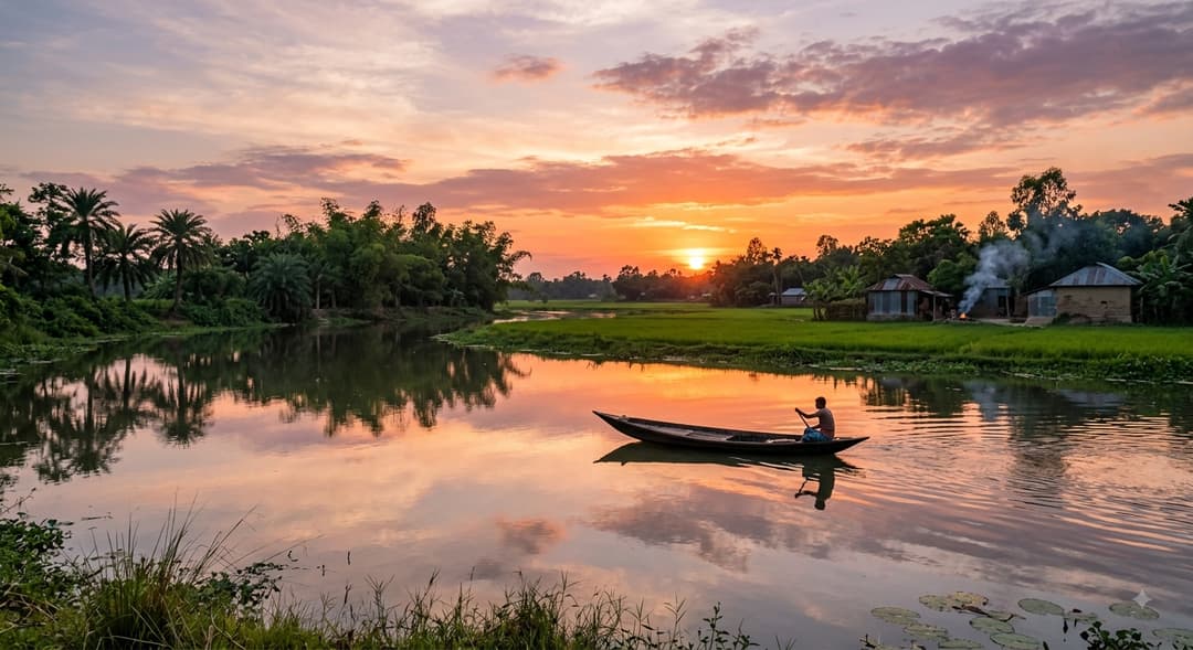๐
Nature never fails to amaze.
A beautiful sunset, peaceful water, and the calm of Bangladesh's countryside. ๐โจ
Every sunset is a reminder that endings can be beautiful too. โค๏ธ
#Nature #Bangladesh #Sunset #Photography #PeacefulVibes #MemeBook