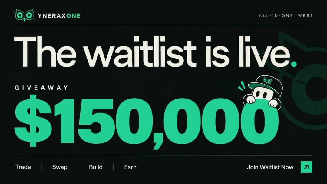 ๐ข YneraxOne Airdrop
Reward Pools $150,000 USDT & 4,000,000 $YNX
Backed By YZILabs ๐ฅ
โ Register
https://www.ynerax.one/?ref=6QU948
โ Connect Twitter
โ Submit Easy Task
โ Submit EVM Address
โ Done
20,000 random winner get 5$