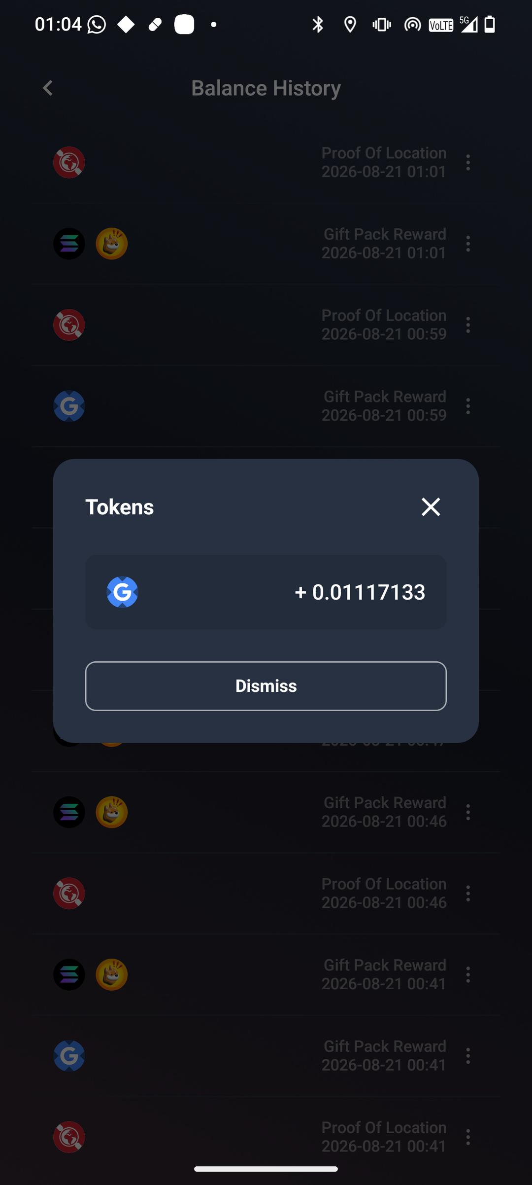 crazy how much they give me for burning a GEOD token Part 1.