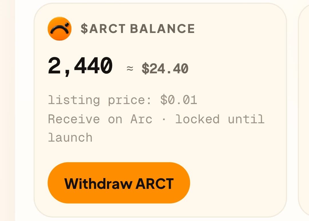 You can instant withdraw token & sell market
Sign up complete all task
You can instant $5 token
Don't miss
Let's go https://arction.app/ref/9F52CDA3