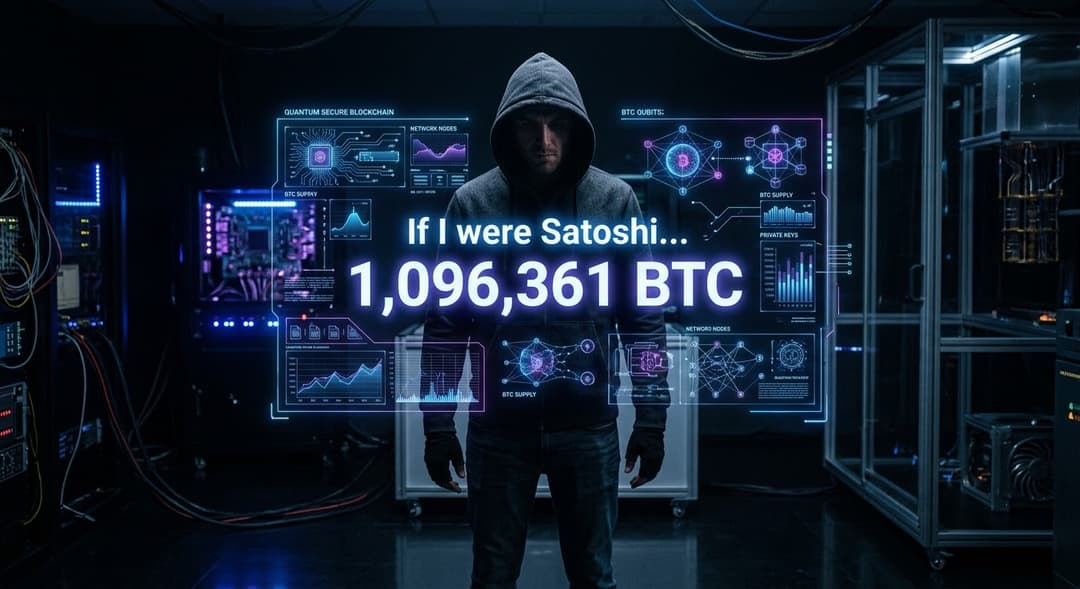 If you were Satoshi Nakamoto holding 1,096,361 BTC…
Quantum computers could one day break Bitcoin’s cryptography and put those dormant coins at risk.
What would you actually do? Move them? Leave them? Or something else?
https://x.com/mhrn1677309/status/2107178566936842616