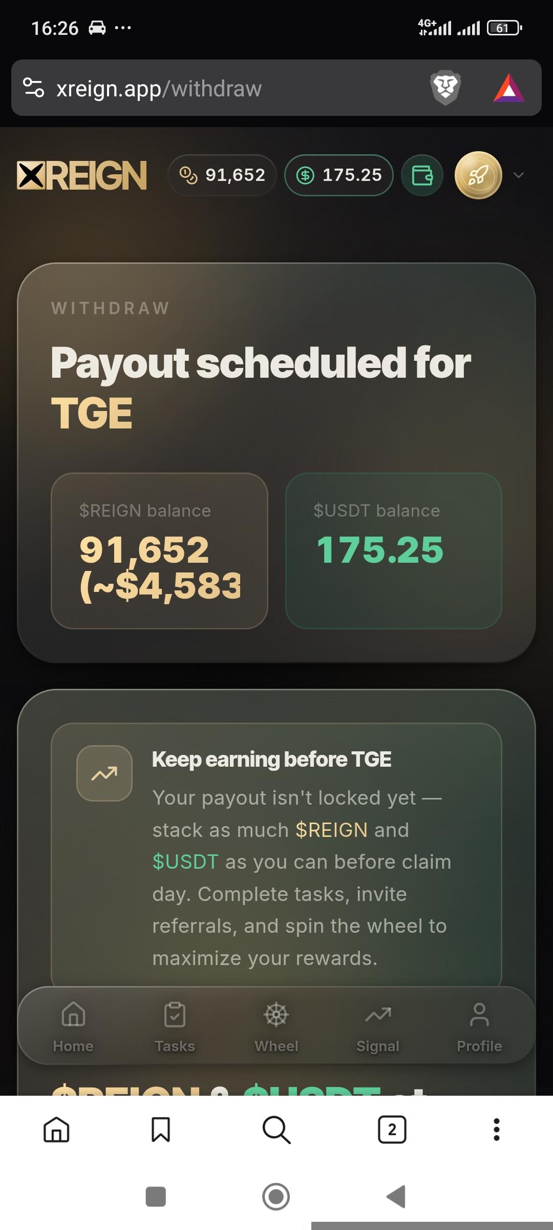 DON'T JUST SEE MY XREIGN ALLOCATION
YOU MUST TAKE ACTION NOW
XREIGN TGE WILL BE HAPPEN ON 1ST SEPTEMBER 2026
IT'S 15 DAYS LEFT, THERE IS STILL TIME TO JOIN
JOIN XREIGN NOW
bit.ly/X-REIGN
bit.ly/X-REIGN
bit.ly/X-REIGN