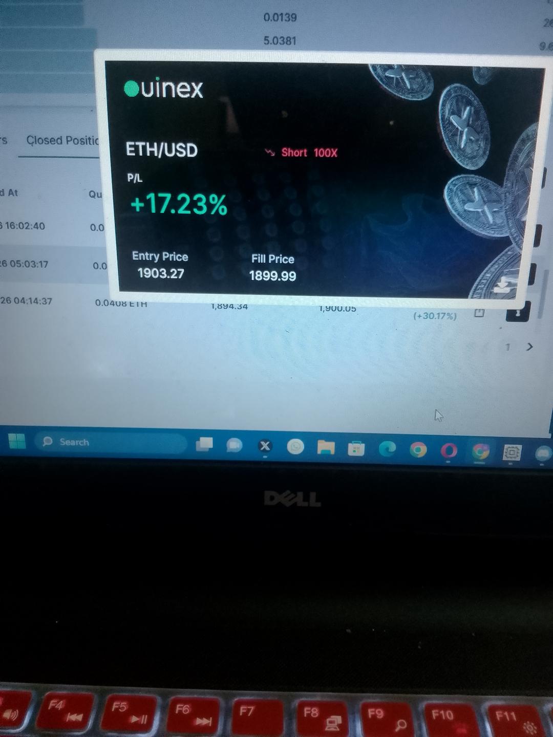 Straight from the gym to my daily trading 😝🤭 (2 of 2)