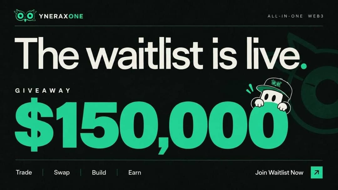 🧩YneraxOne Airdrop
🎁 Reward Pools $150,000 USDT & 4,000,000 $YNX
Backed By YZILabs
➖ Register
https://www.ynerax.one/?ref=Y6FT3Z
➖ Connect Twitter
➖ Submit Easy Task
➖ Submit EVM Address
➖ Done
YNX-3SVS-QGK7
Redem get 10 $YNX