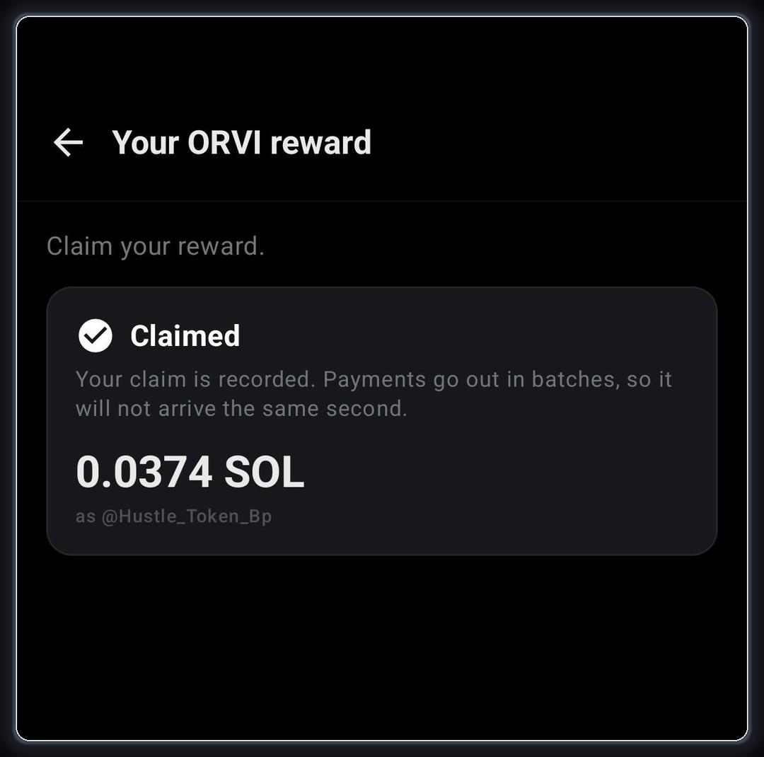 After the Memebook team paid back the purchased NFT(s), the new team @ORVI.FUN is airdropping $SOL for early users.
I just claimed mine ๐
More to come, don't hesitate to claim yours!