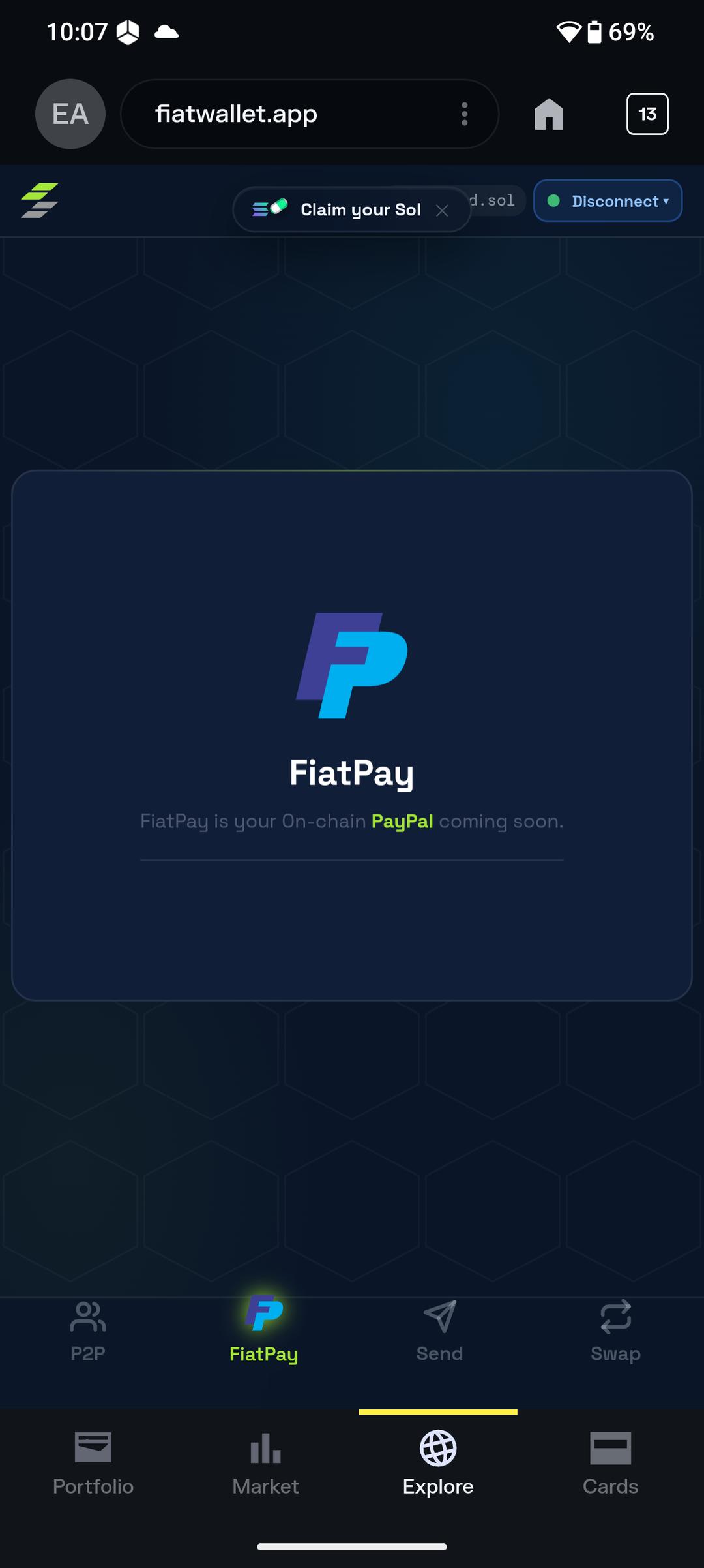 FiatPay is your on-chain PayPal
coming soon