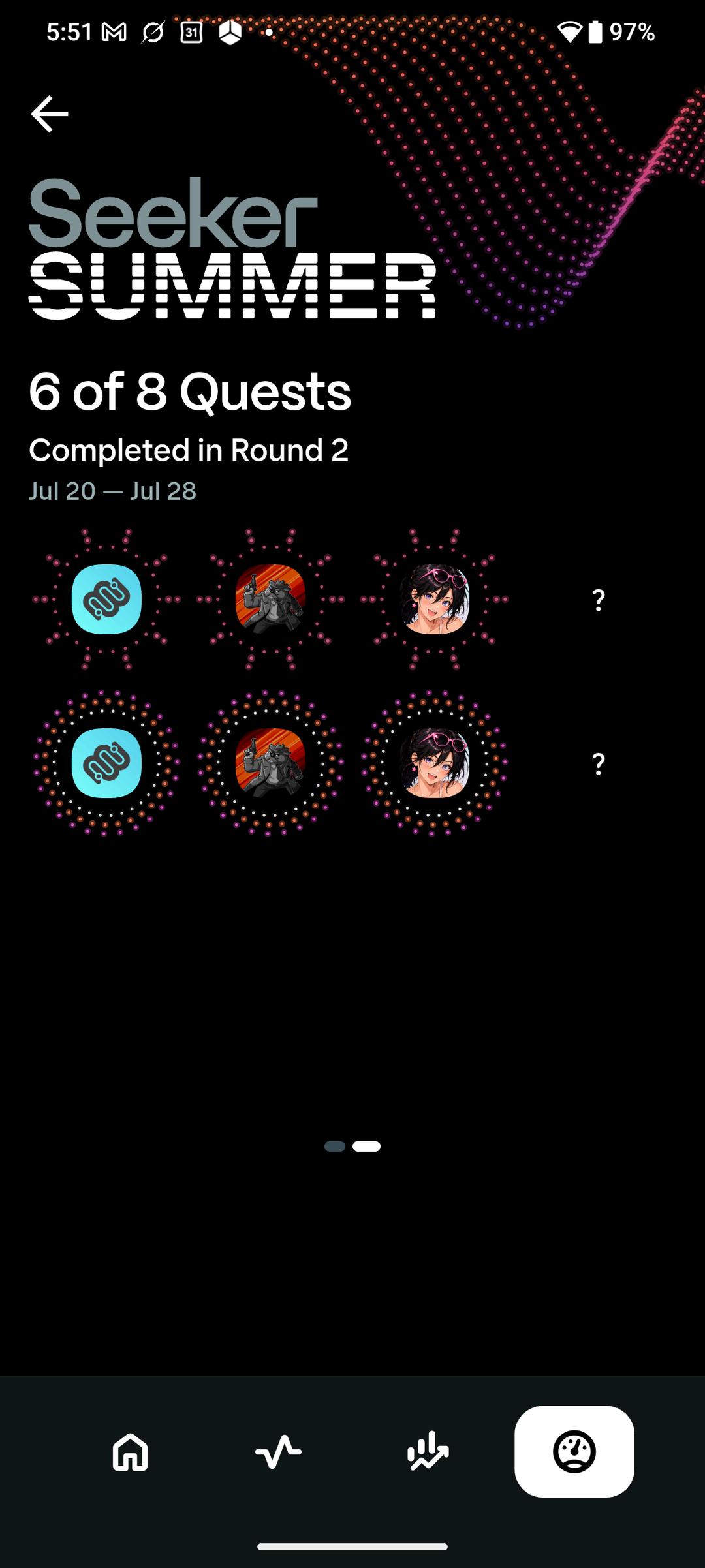 Seeker Summer Round 2
3rd quest is live