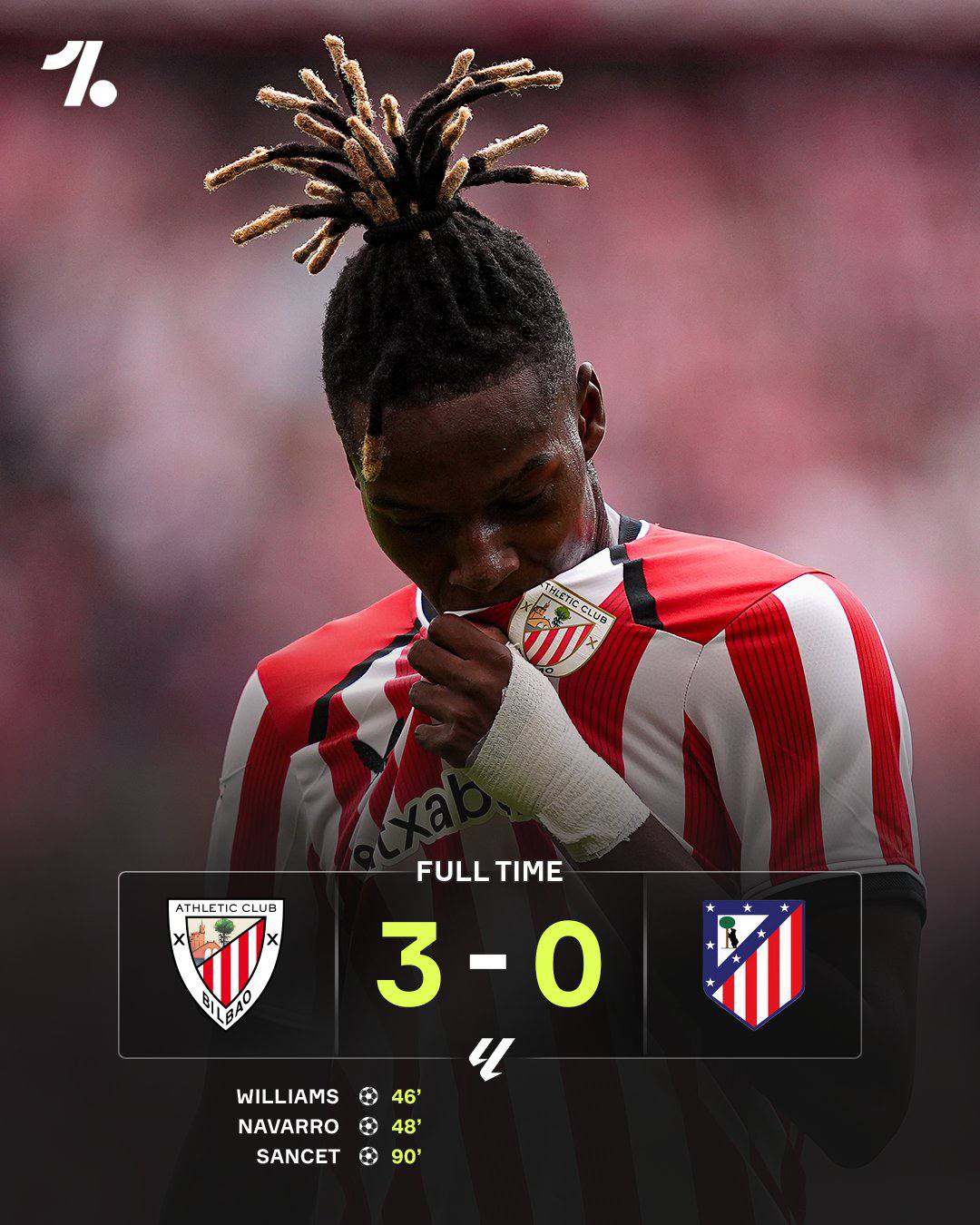 Athletic Club put on a show as they dismantle Atlético Madrid at San Mamés 🔥🥊