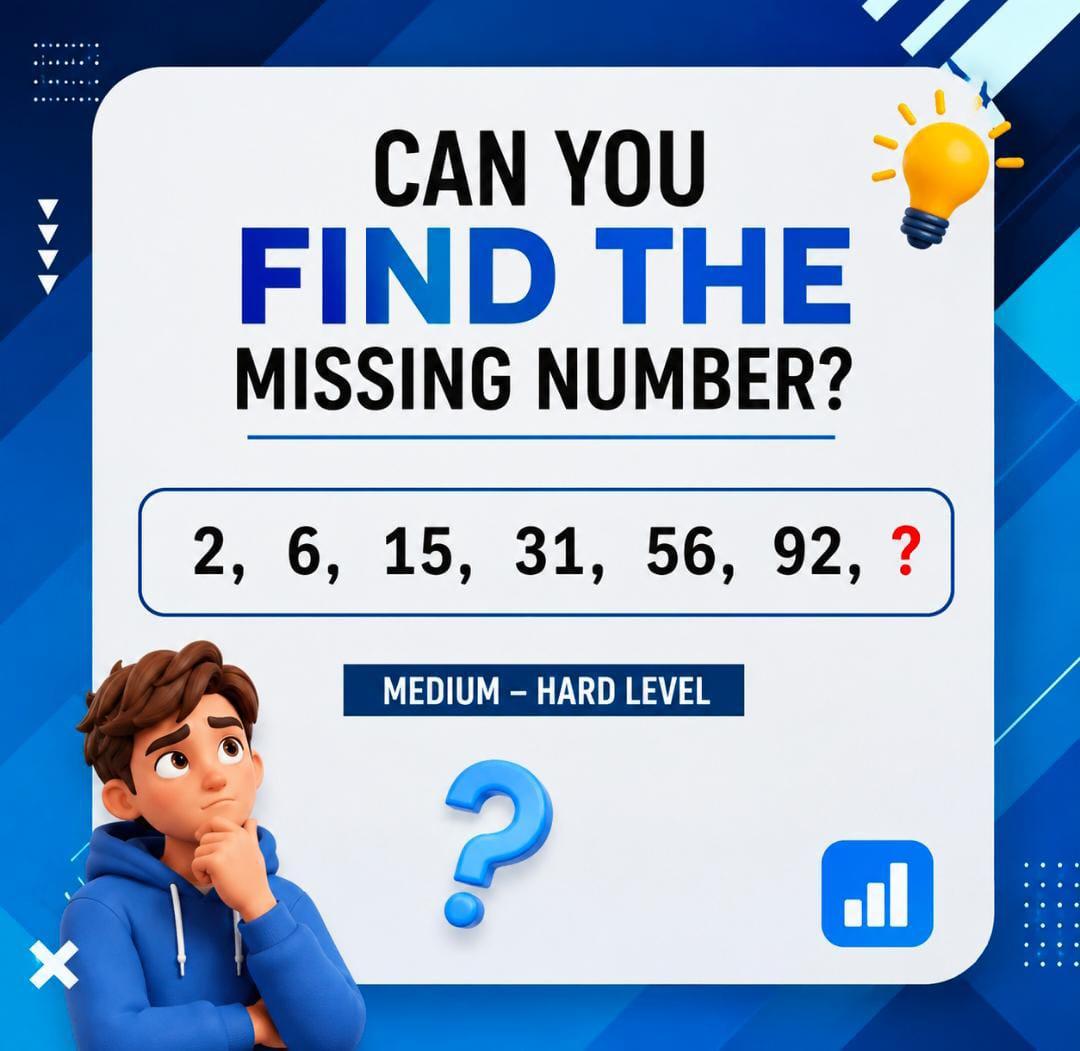 Can you solve this? 🧠 What’s the missing number?