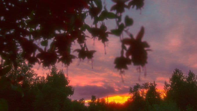 the sunset is beautiful isn't it ?