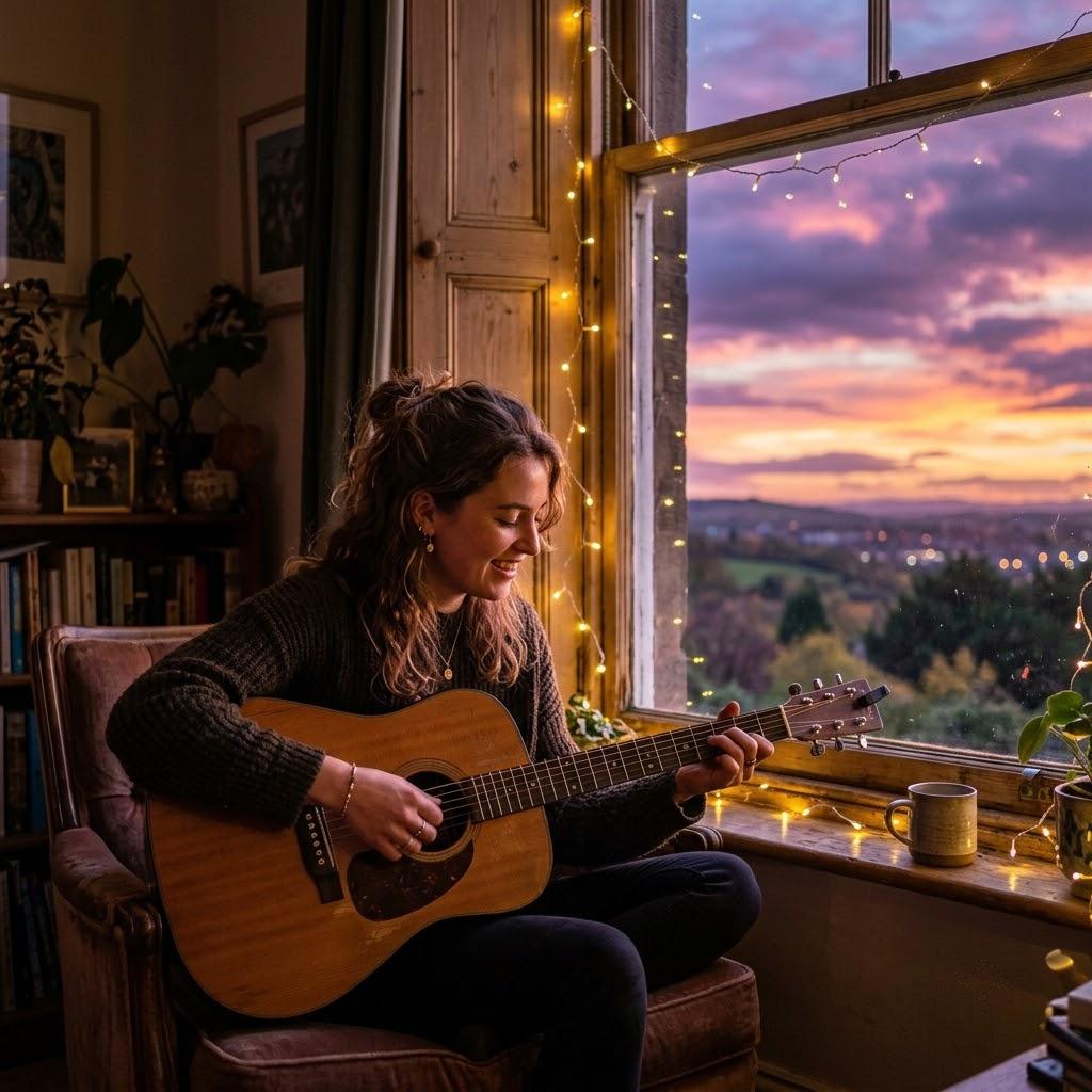 That golden hour moment when music meets magic. A guitarist lost in melody as twilight paints the sky in purples and pinks. Sometimes the most beautiful performances happen in quiet spaces, witnessed only by the fading light.
#social #web3 #cute #love