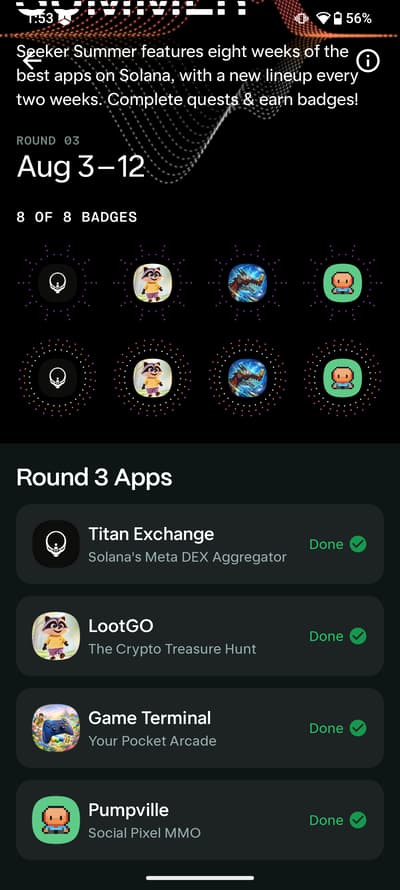 Seeker Summer Round 3, done!