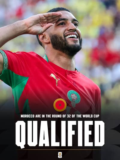 Morocco qualify for World Cup round of 32!