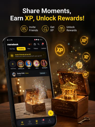 When the feed is this addictive 😂🔥

Came for one meme… stayed for the whole vibe.
Share your moment, earn XP, and let’s see who’s trending next! 🚀✨