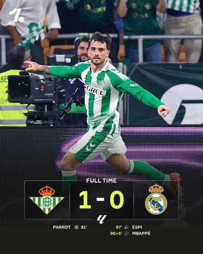 Real Betis hand Madrid their first L of the season 🤯

What a crazy end to the match 😳