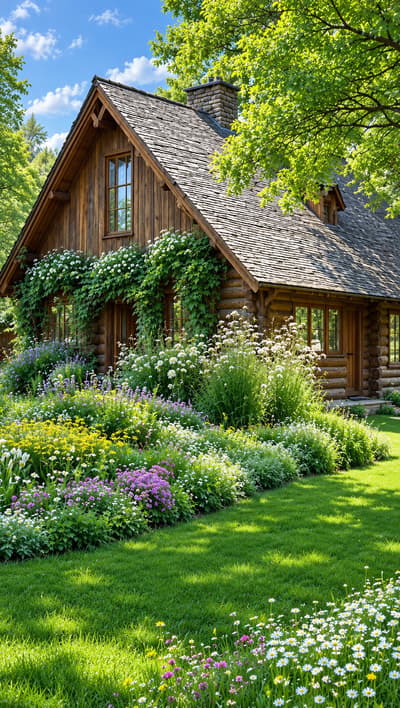 🏡🌤☕