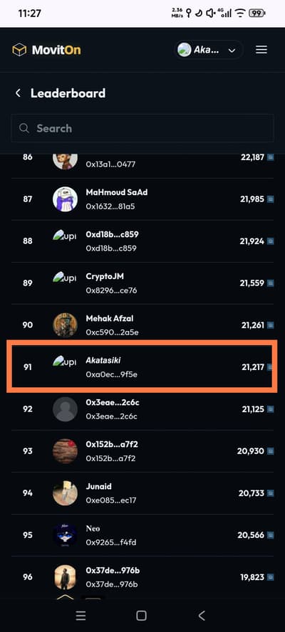 Moviton My Rank 🔥🔥