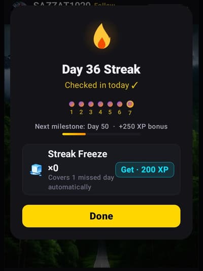 check in day 36 donee