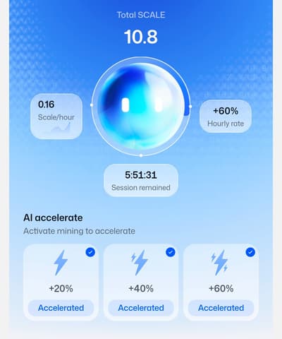 🚨 Quick Update on the @ScaleNetworkAI Airdrop 👀

The Scale Network Web App is officially LIVE! 🔥

You can now jump in and start mining directly from your browser.

⚡ Start mining
📊 Track your mining activity
🚀 Use mining boosts
👥 Invite friends & increase your hashrate
🎯 Get an early start in the Scale ecosystem

If you're farming Scale, this is a good time to get started 👀

 https://mine.scalenetwork.org/alokesh111

#ScaleAI #SCALE #ScaleNetwork