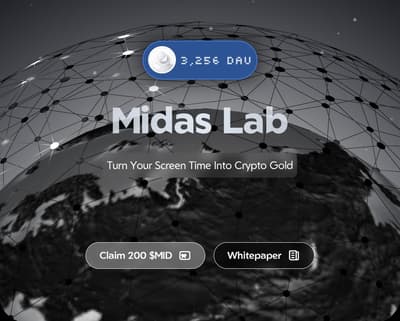 🚀 Discover Midas Lab!

Turn your screen time into crypto gold with

https://www.midasmine.com

Use code 🫴 3424MA

✨ Explore the platform
🎁 Claim 200 $MID
📖 Check out the Whitepaper

The journey starts now. Are you ready? 🔥

#MidasLab #MID #Crypto #Airdrop
