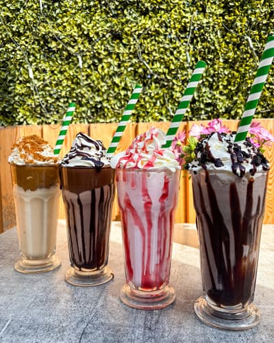 Variety of Milkshakes 🥤😋
