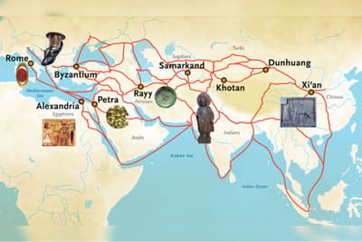 The Silk Road, a symbol of the East’s trading civilization, was an extensive network of routes connecting different markets and lands — a place for trade, the exchange of information, cultures, and ideas among people and merchants.