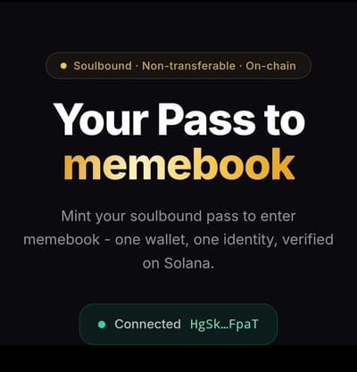 My first post on Memebook! Solana ecosystem to the moon. 🚀