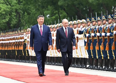 5月20日上午，俄罗斯总统普京对中国进行国事访问。