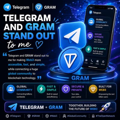 Telegram and TON stand out to me for making Web3 more accessible, fast, and simple, while connecting a huge global community to blockchain technology.