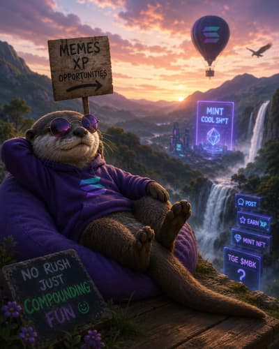 Everyone is rushing somewhere…
I’m just enjoying the journey and spotting opportunities. 🦦😎