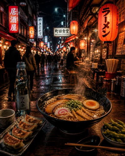 Late nights taste better with ramen. 🍜✨