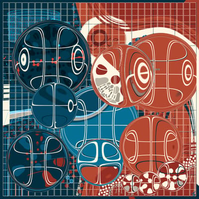ART on Access Protocol 
Sustainable Fishing BuNdL - a five piece set of digital paintings. This is the third.

Not Your Dinner