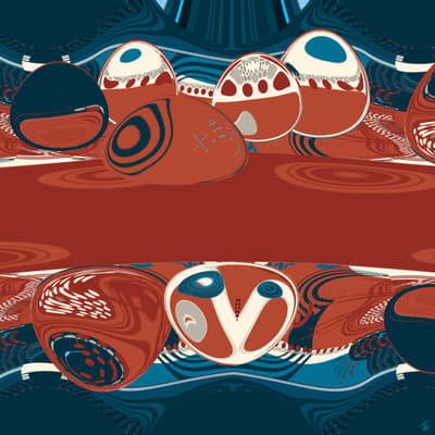 ART on Access Protocol 
Sustainable Fishing BuNdL - a five piece set of digital paintings. This is the final piece.

Bush Track