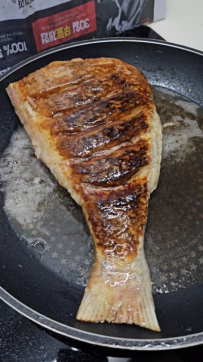 아~우 또 침 넘어 가네
참돔