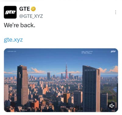 🚨 @GTE_XYZ EARLY ACCESS GIVEAWAY 🚨
Join GTE → waitlist.gte.xyz/r/WAMN3
🔥 What to do: • Earn points • Complete social tasks • Do 2–4 referrals • Claim your username

$15M backed by @paradigm.
The GTE waitlist is officially LIVE — and early users are already stacking points 👀

No complicated tasks.
No fake promises.
Just an early opportunity
Let’s see who gets in early. ⚡