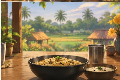 indian village food
