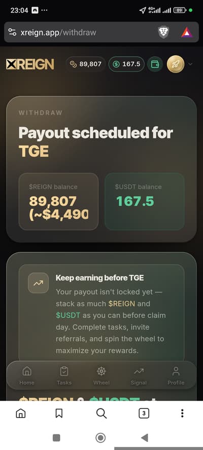 UPDATE MY XREIGN ALLOCATION TODAY

16 DAYS LEFT TO TGE

JOIN XREIGN NOW

bit.ly/X-REIGN

bit.ly/X-REIGN

bit.ly/X-REIGN