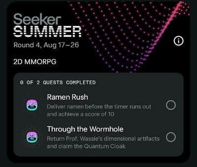 new tasks ọ seeker summer round 4 💀