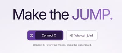 🆕 Jumper | (By Base) 🌠 New / Free

🔹 To join the waitlist, go here and connect your Twitter account:
https://waitlist.jumper.xyz/r/JMP-5A6D3364