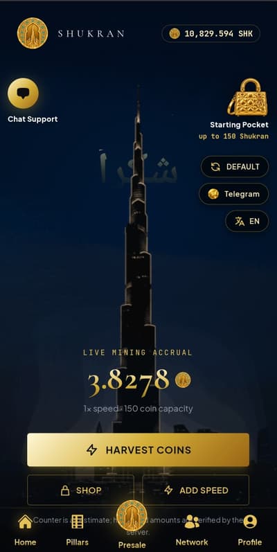 Join now 👇
https://shukrancoin.com/?ref=uditkumar777