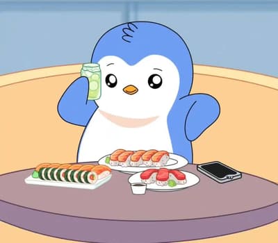 gm from my cute penguin, say it back