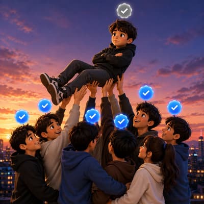 if you help me i will help you.Give like comment i will give to you