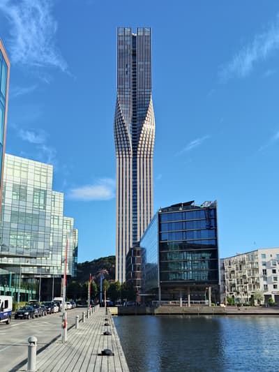 Karlatornet in Gothenburg Sweden - the tallest Skyscraper in Scandinavia with aparments only. a splendid view to the old town, love it