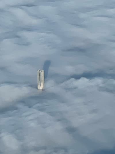 No joke, often the city of Gothenbueg is cloudy but at Karlatornet skycraper from floor 50-70 people can enjoy the sun above the clouds a lot of time 🌞🌞🌞
