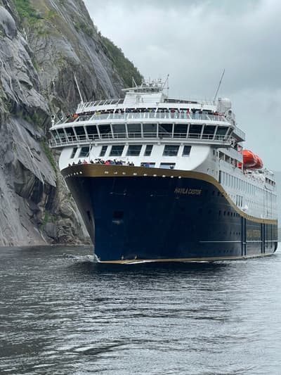 Early Morning in the Fjords with Havila Castor